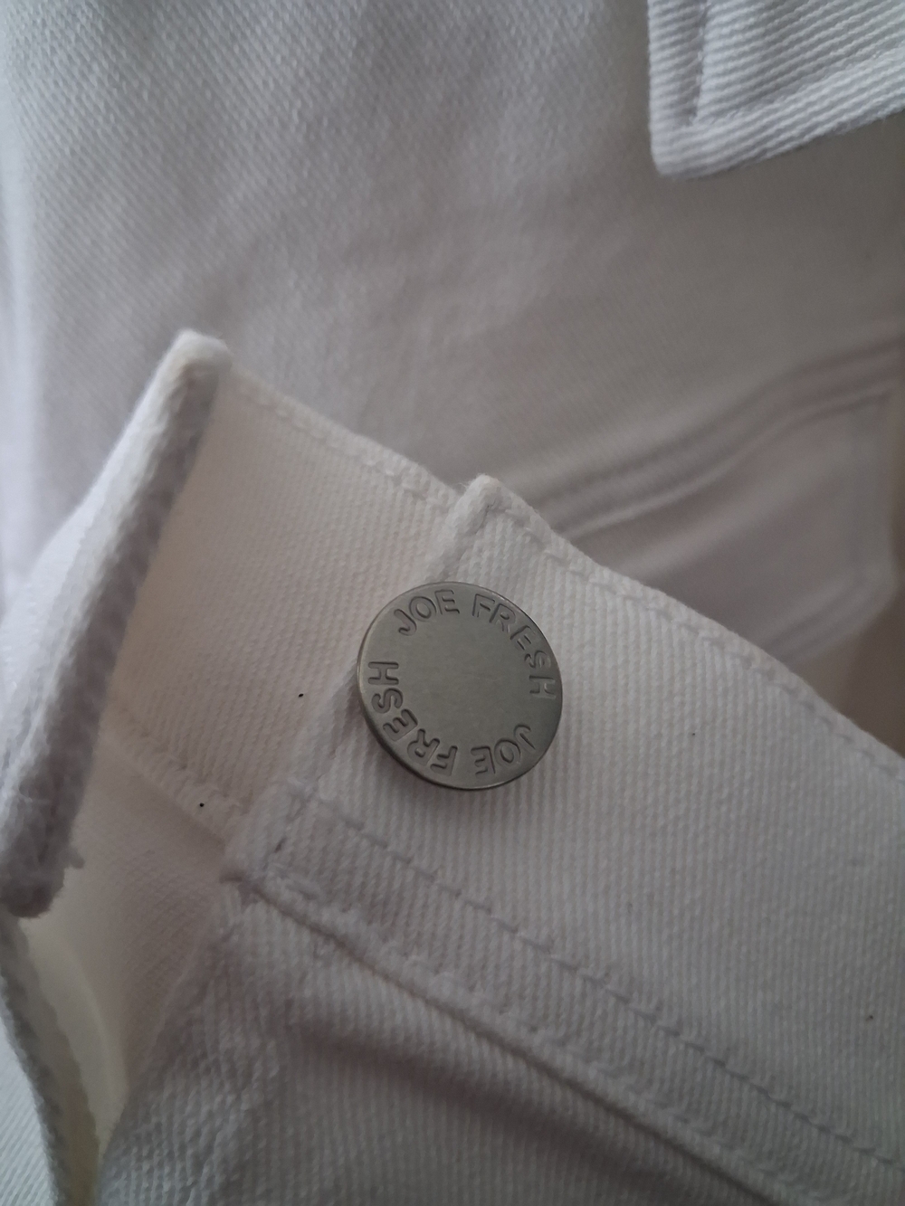 Joe Fresh+ Women’s White Denim Button Up Long Sleeve Jacket – Size 1X - Picture 8 of 15